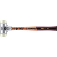 SIMPLEX-Schonhammer, Nylon; mit Aluminiumgehäuse und hochwertigem Holzstiel | D=30 mm | 3108.030