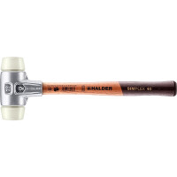 SIMPLEX-Schonhammer, Nylon; mit Aluminiumgehäuse und hochwertigem Holzstiel | D=40 mm | 3108.040