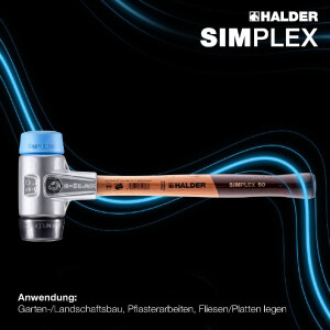 SIMPLEX-Schonhammer, TPE-soft / Gummikomposition; mit...