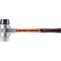 SIMPLEX-Schonhammer, Gummikomposition / TPE-mid; mit Aluminiumgehäuse und hochwertigem Holzstiel | D=50 mm | 3123.050