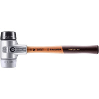 SIMPLEX-Schonhammer, Gummikomposition / TPE-mid; mit Aluminiumgehäuse und hochwertigem Holzstiel | D=60 mm | 3123.060
