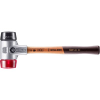 SIMPLEX-Schonhammer, Gummikomposition / Plastik; mit Aluminiumgehäuse und hochwertigem Holzstiel | D=60 mm | 3126.060