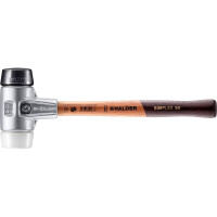 SIMPLEX-Schonhammer, Gummikomposition / Superplastik; mit Aluminiumgehäuse und hochwertigem Holzstiel | D=50 mm | 3127.050