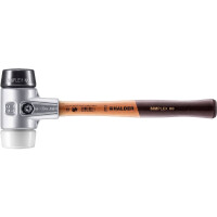 SIMPLEX-Schonhammer, Gummikomposition / Superplastik; mit Aluminiumgehäuse und hochwertigem Holzstiel | D=60 mm | 3127.060