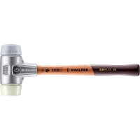 SIMPLEX-Schonhammer, TPE-mid / Nylon; mit Aluminiumgehäuse und hochwertigem Holzstiel | D=50 mm | 3138.050