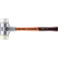 SIMPLEX-Schonhammer, Superplastik / Nylon; mit Aluminiumgehäuse und hochwertigem Holzstiel | D=50 mm | 3178.050