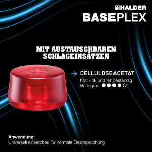 BASEPLEX-Einsatz, Celluloseacetat, rot | D=40 mm | 3966.040