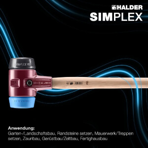 SIMPLEX-Vorschlaghammer, TPE-soft / Gummikomposition; mit...
