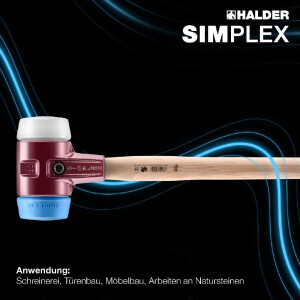 SIMPLEX-Vorschlaghammer, TPE-soft / Superplastik; mit...