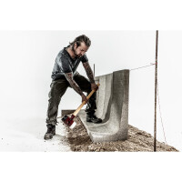 SIMPLEX-Vorschlaghammer, Gummikomposition / Superplastik; mit Tempergussgehäuse und Hickorystiel | D=80 mm | 3027.081