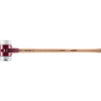SIMPLEX-Vorschlaghammer, Superplastik / Weichmetall; mit Tempergussgehäuse und Hickorystiel | D=80 mm | 3079.081