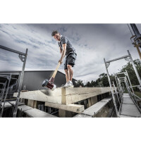 SIMPLEX-Vorschlaghammer, Gummikomposition, mit Standfuß / Superplastik; mit Tempergussgehäuse und Hickorystiel | D=60 mm | 3027.261