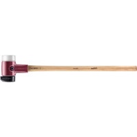 SIMPLEX-Vorschlaghammer, Gummikomposition, mit Standfuß / Superplastik; mit Tempergussgehäuse und Hickorystiel | D=100 mm | 3027.200
