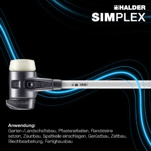 SIMPLEX-Vorschlaghammer, Gummikomposition mit...