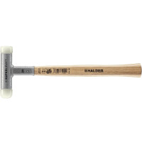 SUPERCRAFT-Schonhammer, mit schwingungsdämpfendem, ergonomisch geformtem und lackiertem Hickorystiel und abgerundetem Einsatz | D=25 mm | 3366.225