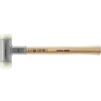 SUPERCRAFT-Schonhammer, mit schwingungsdämpfendem, ergonomisch geformtem und lackiertem Hickorystiel und abgerundetem Einsatz | D=40 mm | 3366.240