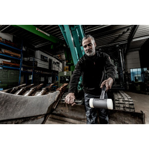 SUPERCRAFT-Schonhammer, mit bruchsicherem Stahlrohrstiel und ergonomisch geformtem, rutschsicherem Griff | D=45 mm | 3377.045