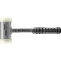 SUPERCRAFT-Schonhammer, mit bruchsicherem Stahlrohrstiel und ergonomisch geformtem, rutschsicherem Griff | D=60 mm | 3377.060