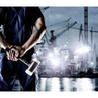 SUPERCRAFT-Schonhammer, mit bruchsicherem Stahlrohrstiel und ergonomisch geformtem, rutschsicherem Griff | D=60 mm | 3377.060