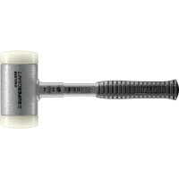 SUPERCRAFT-Schonhammer, mit bruchsicherem Stahlrohrstiel und ergonomisch geformtem, rutschsicherem Griff | D=70 mm | 3377.070