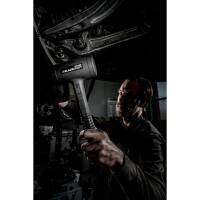 BLACKCRAFT-Schonhammer, mit bruchsicherem Stahlrohrstiel, PUR ummantelt und ergonomisch geformtem, rutschsicherem Griff | D=60 mm | 3379.060
