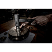 BLACKCRAFT-Schonhammer, mit bruchsicherem Stahlrohrstiel, PUR ummantelt und ergonomisch geformtem, rutschsicherem Griff | D=60 mm | 3379.060