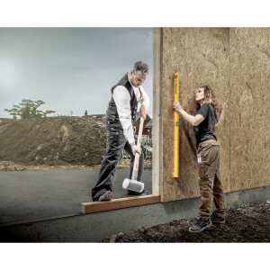 SUPERCRAFT-Vorschlaghammer, mit schwingungsdämpfendem, ergonomisch geformtem und lackiertem Hickorystiel | D=100 mm / Gewicht=9,3 kg | 3366.110