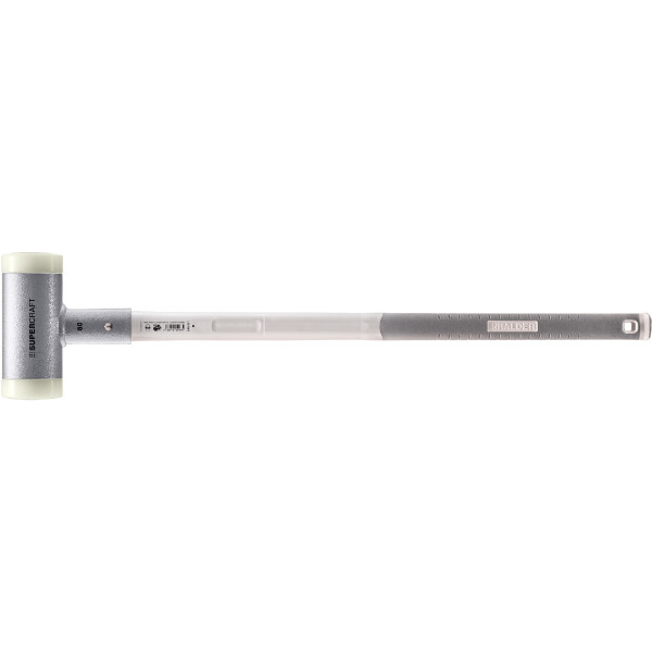 SUPERCRAFT-Vorschlaghammer, mit ergonomisch geformtem, rutsch- und bruchsicherem 3-Komponentenstiel | D=80 mm / Gewicht=4,8 kg | 3399.081