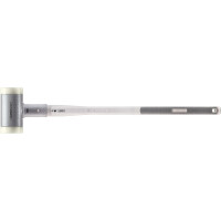 SUPERCRAFT-Vorschlaghammer, mit ergonomisch geformtem, rutsch- und bruchsicherem 3-Komponentenstiel | D=100 mm / Gewicht=7,3 kg | 3399.107