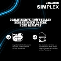 SIMPLEX-Spalthammer, mit Tempergussgehäuse und Hickorystiel | D=60 mm | 3007.160