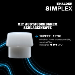 SIMPLEX-Spaltaxt, mit schlanker Form, mit...