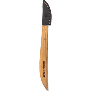 Kirschen 3358001 Kerbschnitzmesser mit Olivenholzheft