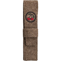 Kirschen 3573306 Filztasche für Kerbschnitzmesser