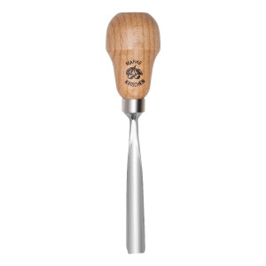 Kirschen 5608002 Kerbschnitzbeitel mit Rotbuchenheft, 2 mm