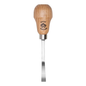 Kirschen 5621004 Kerbschnitzbeitel mit Rotbuchenheft, 4 mm