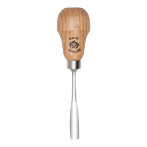 Kirschen 5627002 Kerbschnitzbeitel mit Rotbuchenheft, 2 mm