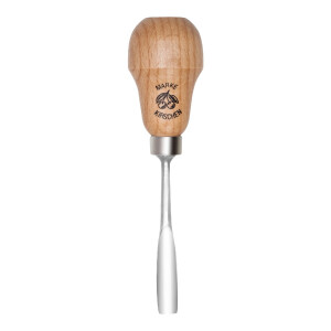 Kirschen 5629004 Kerbschnitzbeitel mit Rotbuchenheft, 4 mm