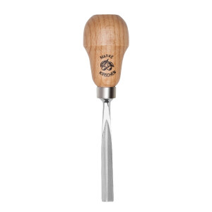 Kirschen 5639008 Kerbschnitzbeitel mit Rotbuchenheft, 8 mm