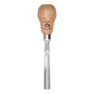 Kirschen 5640006 Kerbschnitzbeitel mit Rotbuchenheft, 6 mm