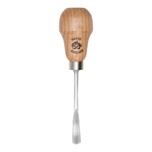 Kirschen 5643010 Kerbschnitzbeitel mit Rotbuchenheft, 10 mm