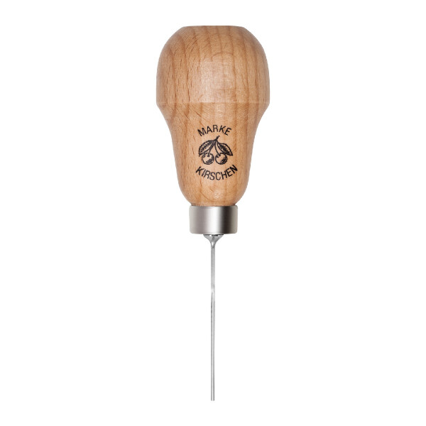 Kirschen 5703000 Zierschnitzeisen mit Rotbuchenheft, 1 mm