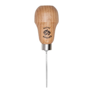 Kirschen 5706000 Zierschnitzeisen mit Rotbuchenheft, 1 mm