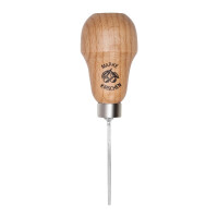 Kirschen 5706000 Zierschnitzeisen mit Rotbuchenheft, 1 mm