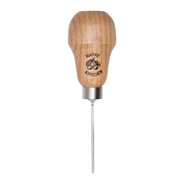 Kirschen 5711100 Zierschnitzeisen mit Rotbuchenheft, 1 mm