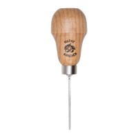 Kirschen 5711150 Zierschnitzeisen mit Rotbuchenheft, 1,5 mm