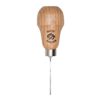 Kirschen 5715000 Zierschnitzeisen mit Rotbuchenheft, 1 mm