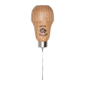 Kirschen 5720100 Zierschnitzeisen mit Rotbuchenheft, 1 mm