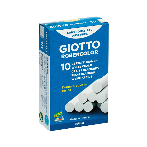 GIOTTO Robercolor Industriekreide rund 80x9mm  weiß