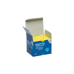 GIOTTO Robercolor Industriekreide rund 80x9mm  gelb