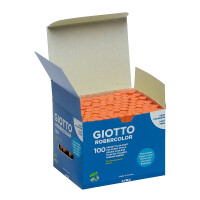 GIOTTO Robercolor Industriekreide rund 80x9mm  orange